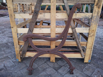 Classics Park Wrought Iron Bench Ends / Sandblasting Cast Iron Bench Legs