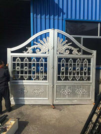 Eco Friendly House Cast Iron Gates / Antique Wrought Iron Garden Gates