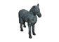 Classical European Cast Iron Animal Statues / Metal Animal Garden Ornaments