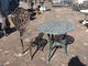 Antique Cast Iron Patio Set Table Chairs Garden Furniture Erosion Resistance