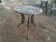 Patio Furniture Wrought Iron Antique Cast Iron Table And Chairs Powder Coating