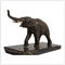 Character Ornaments Antique Bronze Elephant Statue For Home / Garden