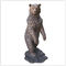 Classical Cast Iron Garden Ornaments / Metal Outdoor Bear Statues