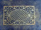Antique Outdoor Decorative Cast Iron Doormat Rectangle Shape With Openwork Pattern