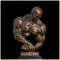 Customized Casting Iron Art Deco Bronze Statues Tough Paint Coating