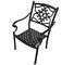 Classical European Cast Iron Decor Aluminum Garden Table &amp; Chair Table End