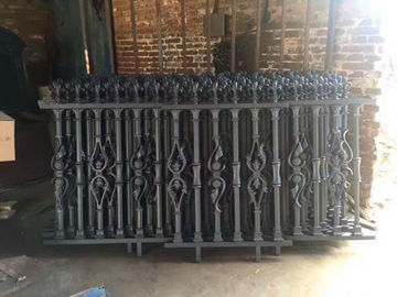 Outdoor Portable Modern Ornamental Iron Fence Panels For Villas