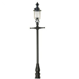 Outdoor / Indoor European Antique Cast Iron Lamp Post Single - Arm
