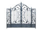 Architectural Wrought Iron Cast Iron Garden Gate European Style